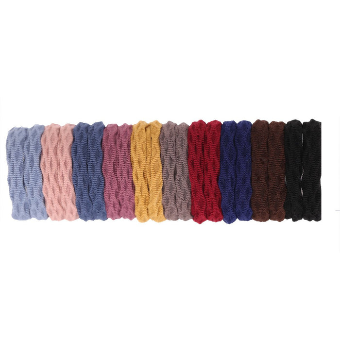 Bulk Jewelry Wholesale black ruber high elastic simplicity no seam can head rope JDC-HS-F318 Wholesale factory from China YIWU China