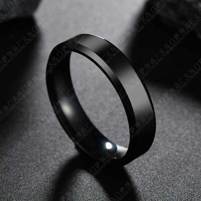 Bulk Jewelry Wholesale black stainless steel fast tricolor ring refers to JDC-RS-RXMEN001 Wholesale factory from China YIWU China