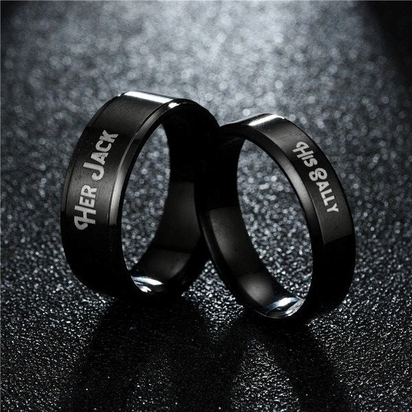 Wholesale Black step ring JDC-RS-TS018 Rings 腾穗 Wholesale Jewelry JoyasDeChina Joyas De China