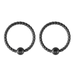 Wholesale black titanium nose ring piercing jewelry MOQ≥2 JDC-ES-Chengy008 Piercings 辰亚 Wholesale Jewelry JoyasDeChina Joyas De China