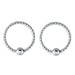 Wholesale black titanium nose ring piercing jewelry MOQ≥2 JDC-ES-Chengy008 Piercings 辰亚 Steel color -10mm(moq2) Wholesale Jewelry JoyasDeChina Joyas De China