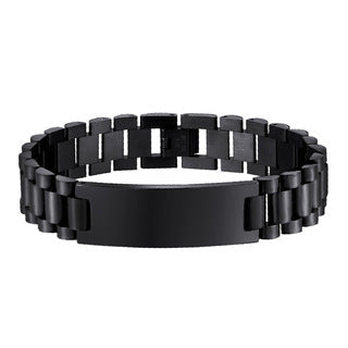 Wholesale Black Titanium Steel Bracelet JDC-BT-JINK001 Bracelet 金凯 black Wholesale Jewelry JoyasDeChina Joyas De China