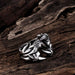 Wholesale black titanium steel dragon claw ring JDC-RS-NingL016 Rings 宁蓝 Wholesale Jewelry JoyasDeChina Joyas De China