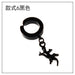 Bulk Jewelry Wholesale black titanium steel cross earrings cross men JDC-MES-BS006 Wholesale factory from China YIWU China