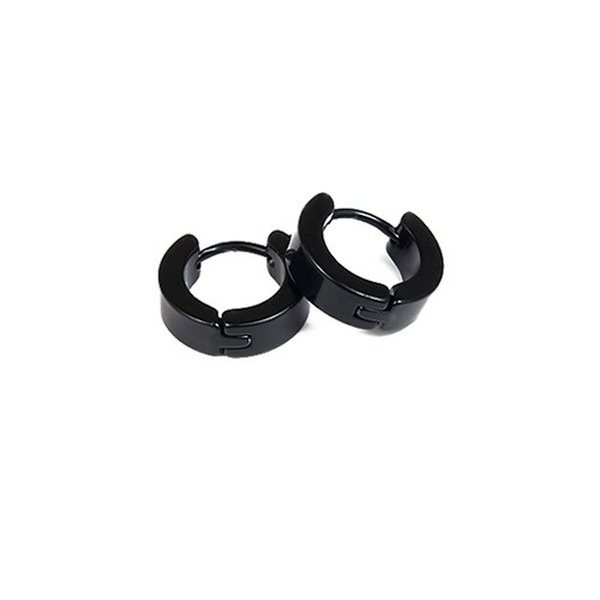 Bulk Jewelry Wholesale black titanium steel is not susceptible to allergic titanium steel ear buckles JDC-MES-BS025 Wholesale factory from China YIWU China