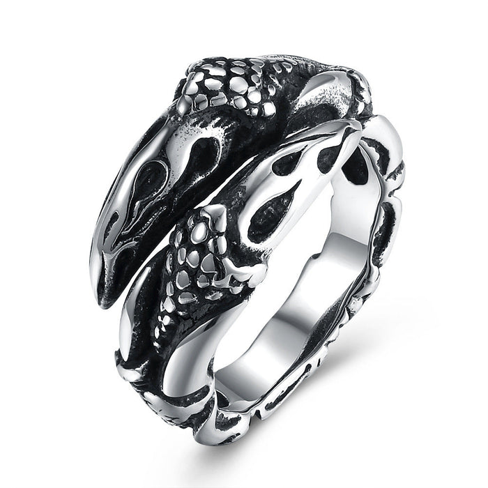 Wholesale black titanium steel ring JDC-RS-NingL013 Rings 宁蓝 Wholesale Jewelry JoyasDeChina Joyas De China