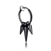 Bulk Jewelry Wholesale black titanium steel tassel earrings JDC-MES-BS022 Wholesale factory from China YIWU China