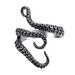 Wholesale black titanium steel tentacle ring JDC-RS-NingL012 Rings 宁蓝 Open ring Wholesale Jewelry JoyasDeChina Joyas De China
