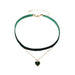 Bulk Jewelry Wholesale black velvet double-layer love necklace JDC-NE-D647 Wholesale factory from China YIWU China
