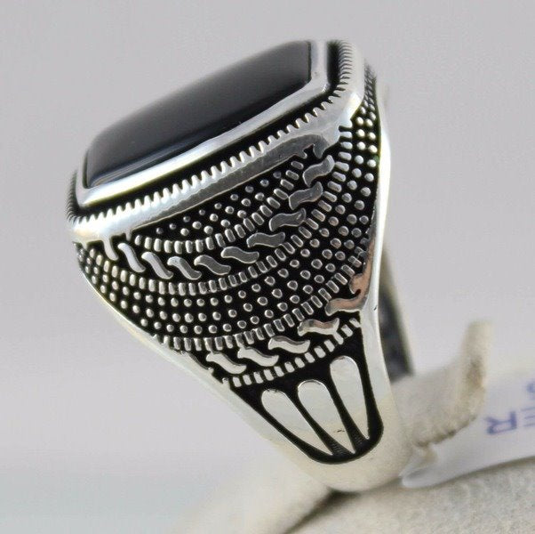 Wholesale Black Zircon Electroplated Metal Rings JDC-RS-WN-084 Rings 薇妮 Wholesale Jewelry JoyasDeChina Joyas De China