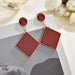 Bulk Jewelry Wholesale block acker plate Earrings JDC-ES-bq071 Wholesale factory from China YIWU China