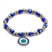 Bulk Jewelry Wholesale blue alloy blue eye evil eye beaded bracelet JDC-BT-BD001 Wholesale factory from China YIWU China