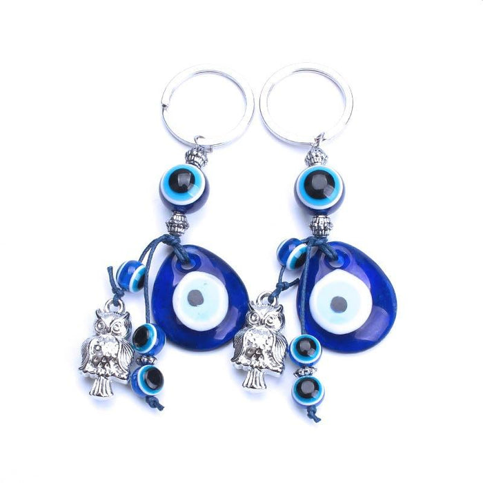 Bulk Jewelry Wholesale blue alloy evil eye turtle keychain JDC-KC-BD006 Wholesale factory from China YIWU China