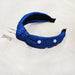Wholesale blue cloth pearl hair hoop JDC-HD-O340 Headband 潮炫 Royal blue Wholesale Jewelry JoyasDeChina Joyas De China