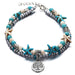 Bulk Jewelry Wholesale blue conch starfish rice beads Anklet JDC-AS-F312 Wholesale factory from China YIWU China