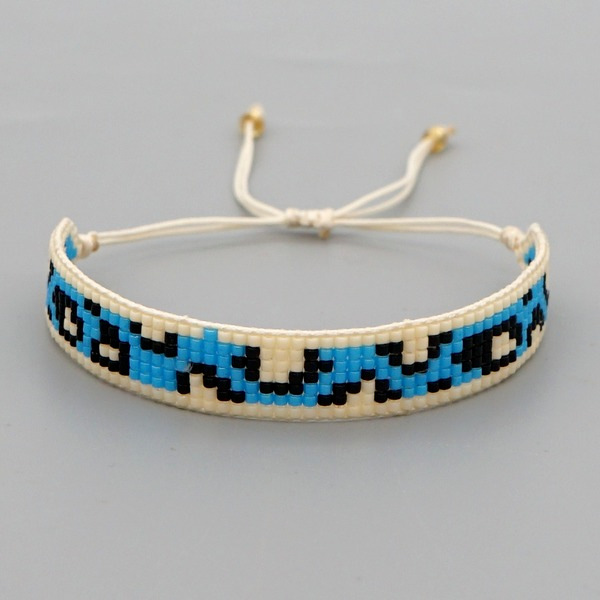 Bulk Jewelry Wholesale blue diamond shell hand-woven bracelet JDC-gbh324 Wholesale factory from China YIWU China