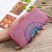 Bulk Jewelry Wholesale blue embroidered money ethnic style hand carry wallet JDC-WT-lx018 Wholesale factory from China YIWU China