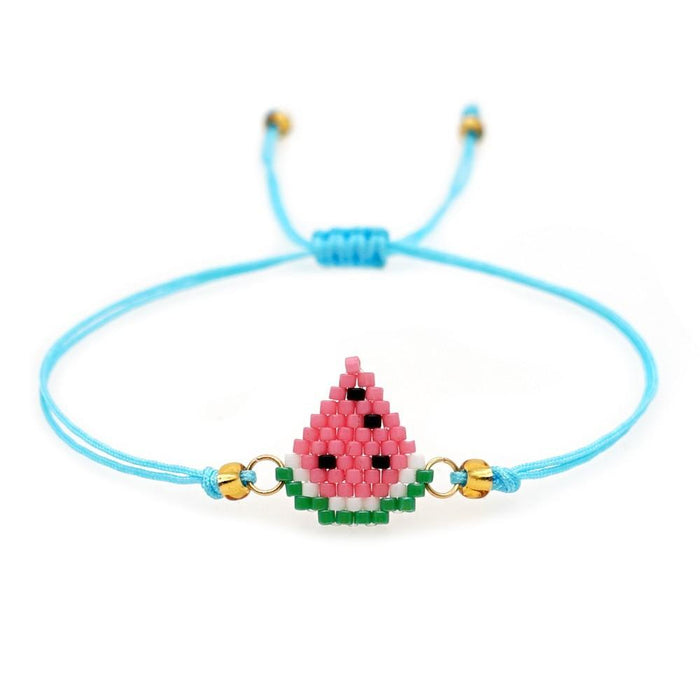 Bulk Jewelry Wholesale blue hand-woven sea turtle beaded bracelet JDC-gbh276 Wholesale factory from China YIWU China