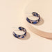 Wholesale blue leopard print resin earrings JDC-ES-AYN329 earrings JoyasDeChina E2043-leopard Wholesale Jewelry JoyasDeChina Joyas De China