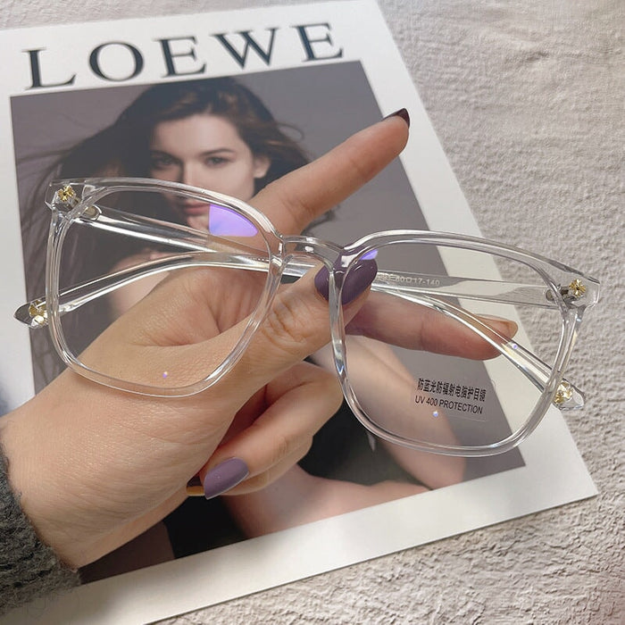 Wholesale blue light proof flat lens large frame sunglasses JDC-SG-JinF041 Sunglasses 星尚 Wholesale Jewelry JoyasDeChina Joyas De China