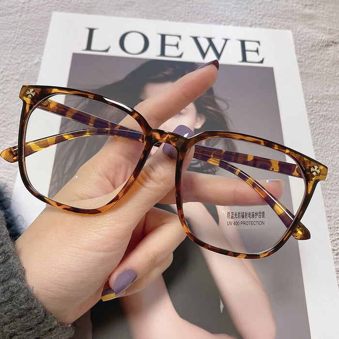 Wholesale blue light proof flat lens large frame sunglasses JDC-SG-JinF041 Sunglasses 星尚 Wholesale Jewelry JoyasDeChina Joyas De China