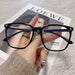 Wholesale blue light proof flat lens large frame sunglasses JDC-SG-JinF041 Sunglasses 星尚 black Wholesale Jewelry JoyasDeChina Joyas De China