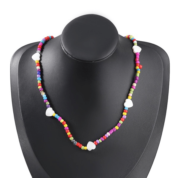Wholesale blue pearl necklace JDC-NE-JL202 Necklaces 氿乐 Wholesale Jewelry JoyasDeChina Joyas De China