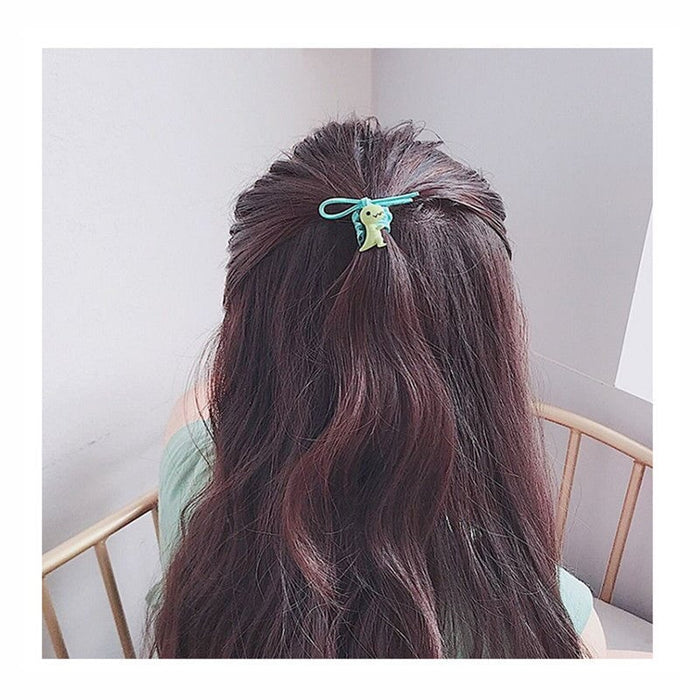 Wholesale blue pink hair cord JDC-HS-KX001 Hair Scrunchies 柯羡 Wholesale Jewelry JoyasDeChina Joyas De China