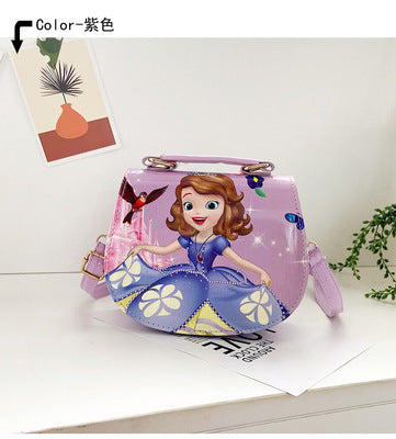 Wholesale blue pu batch kids backpack (F) JDC-SD-JiaQ105 Shoulder Bags 家庆 girl purple Wholesale Jewelry JoyasDeChina Joyas De China