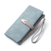 Wholesale blue PU leather matte wallet JDC-WT-Huob011 Wallet 霍珀 Wholesale Jewelry JoyasDeChina Joyas De China