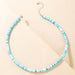Wholesale blue resin single layer necklace JDC-NE-C170 NECKLACE 咏歌 Wholesale Jewelry JoyasDeChina Joyas De China