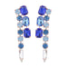 Wholesale Blue Rhinestone Earrings JDC-ES-JL920 Earrings 氿乐 Blue Wholesale Jewelry JoyasDeChina Joyas De China