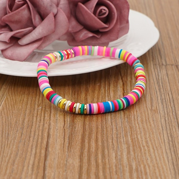Bulk Jewelry Wholesale blue sea beach style colored soft clay bracelet JDC-gbh360 Wholesale factory from China YIWU China