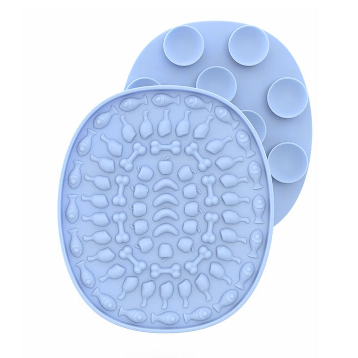 Wholesale blue silicone pet licking tray JDC-FT-SZQL022 fidgets toy 潜乐 Wholesale Jewelry JoyasDeChina Joyas De China