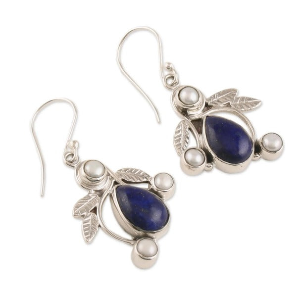 Wholesale Blue Zircon Metal Earrings JDC-ES-WN019 Earrings 薇妮 Wholesale Jewelry JoyasDeChina Joyas De China