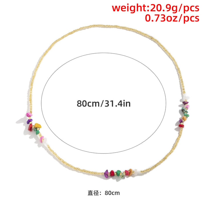 Bulk Jewelry Wholesale Body Jewelry Colored Turquoise Rice Beads JDC-BJ-DN008 Wholesale factory from China YIWU China
