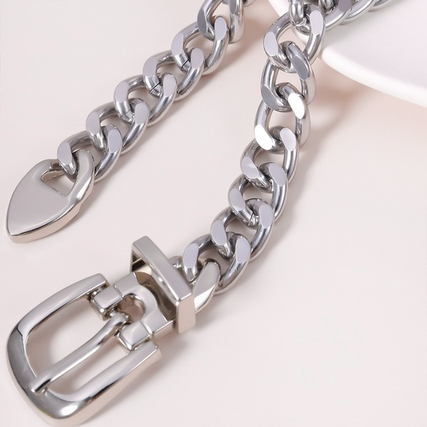 Bulk Jewelry Wholesale Body Jewelry Silver Punk Metal Chain Aluminum JDC-BJ-DN003 Wholesale factory from China YIWU China
