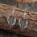 Wholesale bohemian cactus leopard pattern alloy earrings JDC-ES-GSMQ002 Earrings 妙奇 Wholesale Jewelry JoyasDeChina Joyas De China
