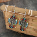 Wholesale bohemian cactus leopard pattern alloy earrings JDC-ES-GSMQ002 Earrings 妙奇 A Wholesale Jewelry JoyasDeChina Joyas De China