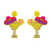 Wholesale Bohemian color rice Bead Earrings JDC-ES-V130 Earrings JoyasDeChina yellow Wholesale Jewelry JoyasDeChina Joyas De China