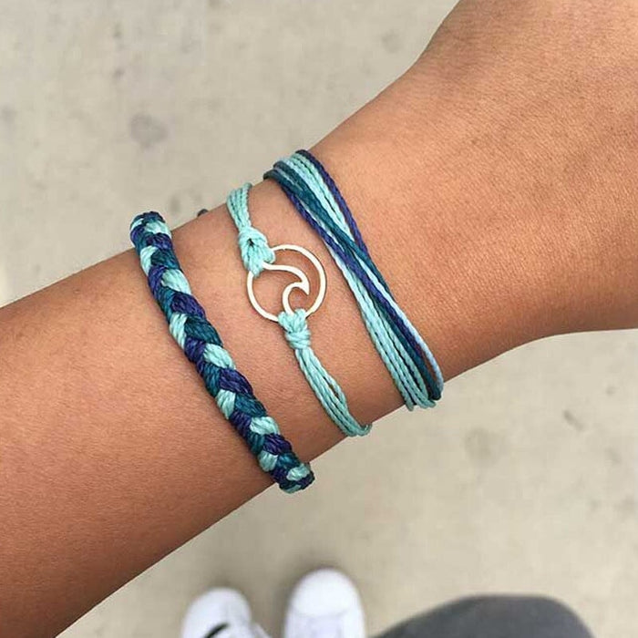 Wholesale Bohemian Ethnic Cotton Thread Braided Bracelet JDC-BT-A026 Bracelet 妙雅 Wholesale Jewelry JoyasDeChina Joyas De China