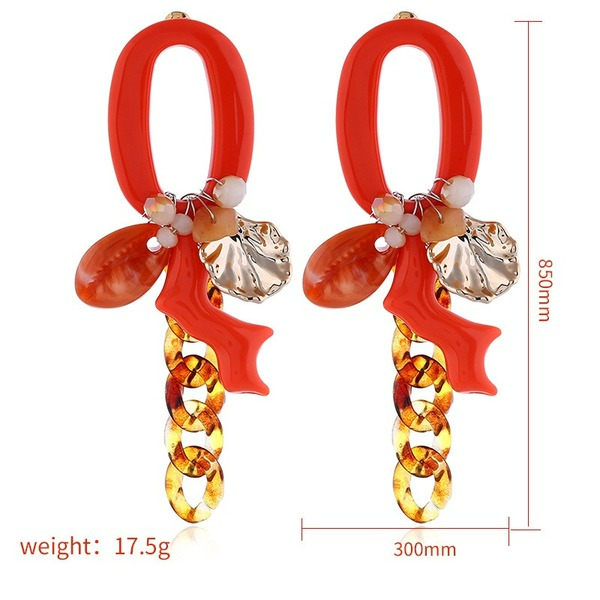 Wholesale Bohemian exaggerated Earrings JDC-ES-KQ135 Earrings JoyasDeChina Wholesale Jewelry JoyasDeChina Joyas De China