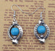 Wholesale Bohemian Silver Plated Turquoise Alloy Earrings JDC-ES-Yunl013 Earrings 云罗 blue Wholesale Jewelry JoyasDeChina Joyas De China