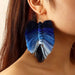 Wholesale bohemian tassel cotton earrings JDC-ES-NZ049 Earrings 奈珠 Wholesale Jewelry JoyasDeChina Joyas De China