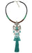 Wholesale Bohemian Turquoise Alloy Necklaces JDC-NE-Yunl011 Necklaces 云罗 blue Wholesale Jewelry JoyasDeChina Joyas De China