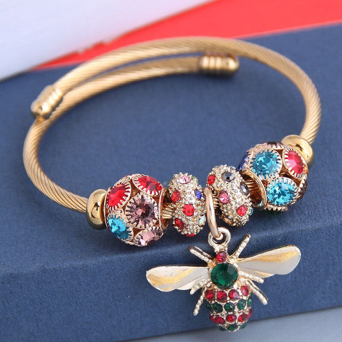 Wholesale bohemian wind multilayer pearl alloy bracelet JDC-BT-WY099 Bracelet 威扬 Red Bee Wholesale Jewelry JoyasDeChina Joyas De China