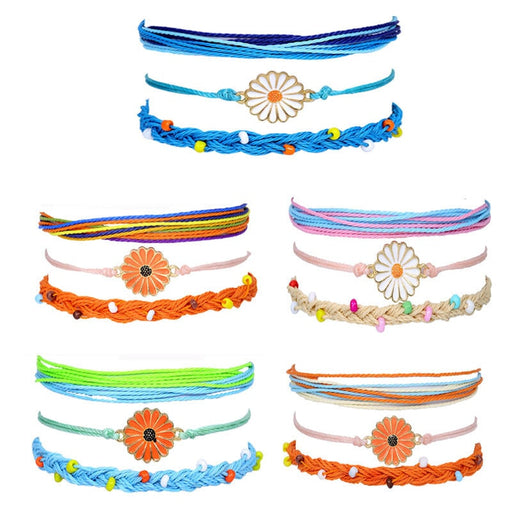 Wholesale Boho Alloy Beaded Cotton Thread Braided Bracelet JDC-BT-Yiye005 Bracelet 益烨 Wholesale Jewelry JoyasDeChina Joyas De China