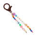 Wholesale Boho Handwoven Devil's Eye Rice Beads Acrylic Beaded Lanyard Keychain JDC-KC-Yuxz009 Keychains 煜星珠 QT-K210226B Wholesale Jewelry JoyasDeChina Joyas De China