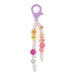 Wholesale Boho Resin Acrylic Imitation Pearl Beaded Flower Smiley Lanyard Keychain JDC-KC-Yuxz002 Keychains 煜星珠 QT-K210165A Wholesale Jewelry JoyasDeChina Joyas De China