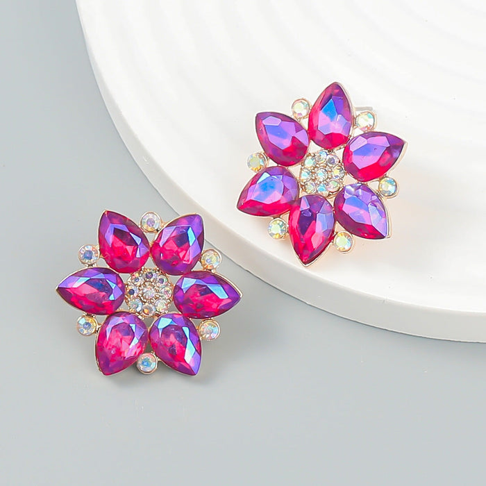 Wholesale Boho Star Color Rhinestone Alloy Earrings JDC-ES-JL942 Earrings 氿乐 Wholesale Jewelry JoyasDeChina Joyas De China